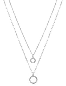 Circle Chain Layered Necklace