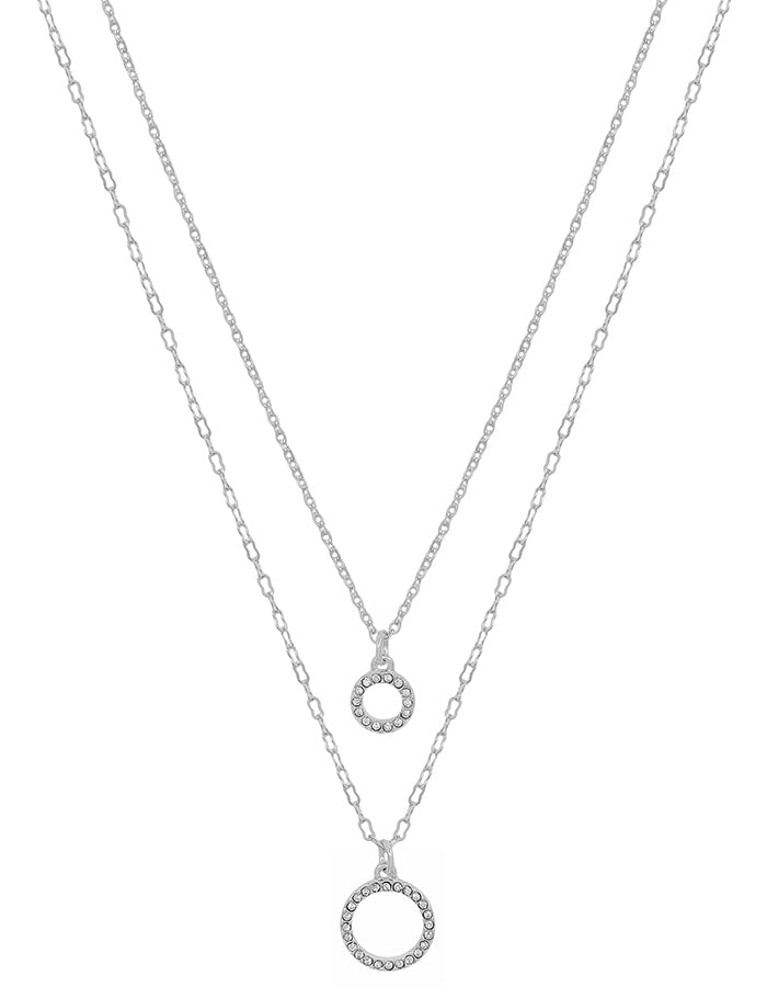 Circle Chain Layered Necklace