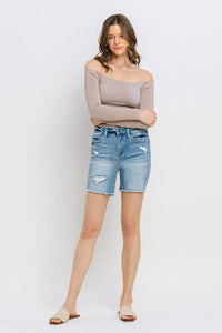 Loretta High Rise Midi Shorts