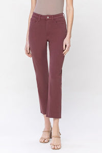 Jeanne High Rise Slim Straight