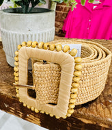 Beach Getaway Straw Belt