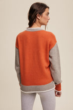 Load image into Gallery viewer, Football Colorblock Sweater
