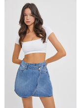 Load image into Gallery viewer, Easy Choice Mini Denim Skirt
