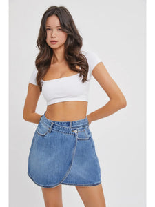 Easy Choice Mini Denim Skirt