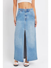 Load image into Gallery viewer, You Do You Denim Maxi Skirt
