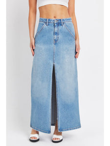 You Do You Denim Maxi Skirt