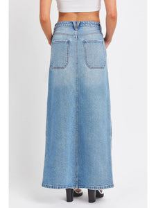 You Do You Denim Maxi Skirt