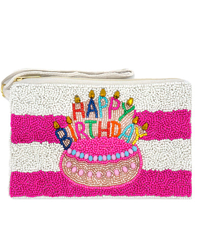 Birthday Cake Wristlet