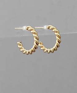 Twisted Hoop Earrings