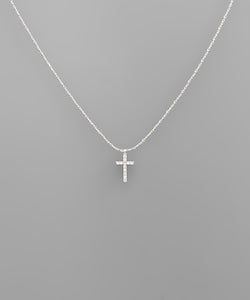 Silver Cross Necklace