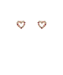 Heart Stud Earrings