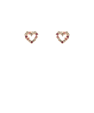 Heart Stud Earrings