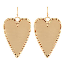 Heart Drop Earrings