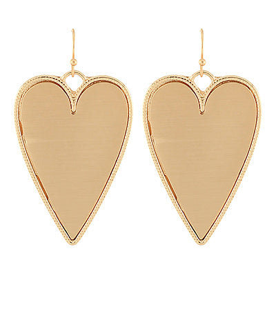 Heart Drop Earrings