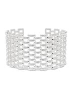Checked Cuff Bracelet