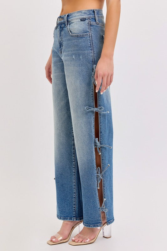 Cello Bow Mid Rise Jean