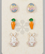 Bunny Club Earring Set