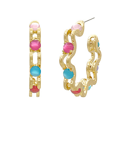 Groovy Hoop Earrings