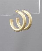 Tubular Hoop Earrings