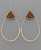 Cheetah Drop Earrings