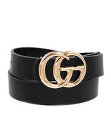 2 Circle Buckle Belt