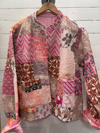 Quilted Patch Work Jacket