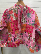 Quilted Patch Work Jacket