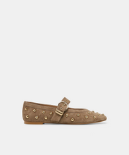 Load image into Gallery viewer, Mikel Stud Suede Ballet Flats
