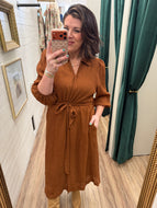 Moving to Paris Midi Dress