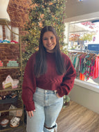 Holdan Mock Neck Sweater