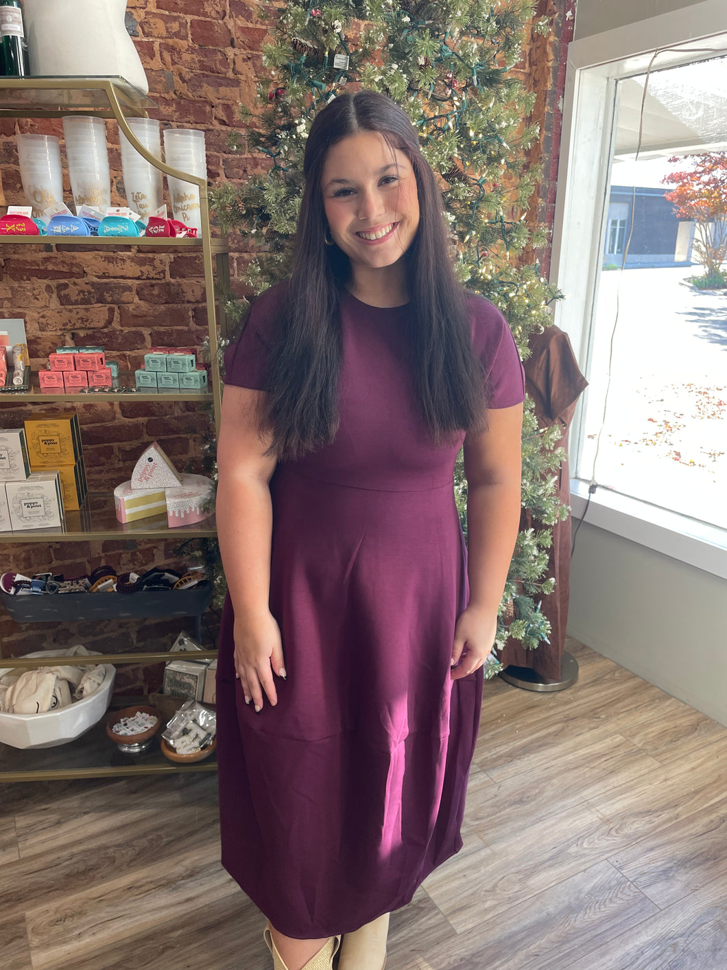 Cable Sculpted Midi Dress