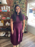 Cable Sculpted Midi Dress