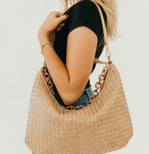 Load image into Gallery viewer, Sienna Slouchy Woven Shoulder Bag
