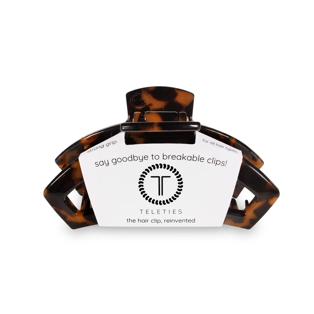 Tortoise Open Hair Clip Medium