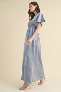 Paradise Found Satin Maxi