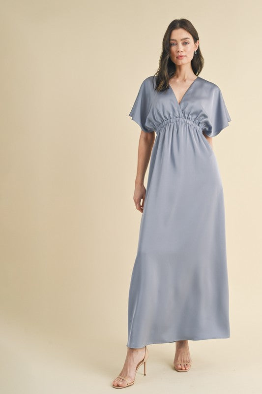 Paradise Found Satin Maxi