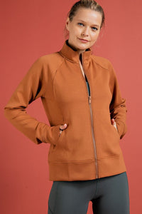 Ponti Zip Up Jacket