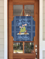 American Christmas Door Hanger