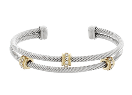 David Layered Cuff Bracelet