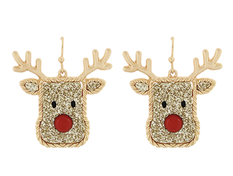 Rudolph Earrings