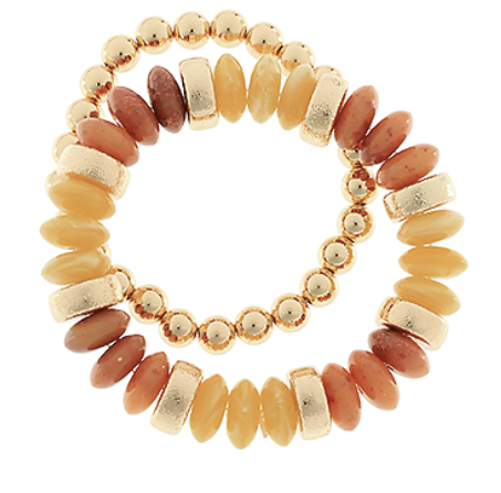 Rondelle Bracelet Set