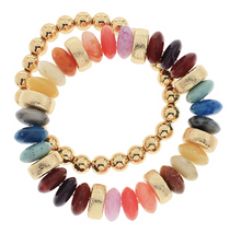 Load image into Gallery viewer, Rondelle Bracelet Set
