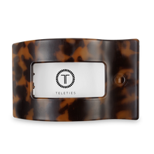 Load image into Gallery viewer, Tortoise Large Flat Rectangle Hair Clip
