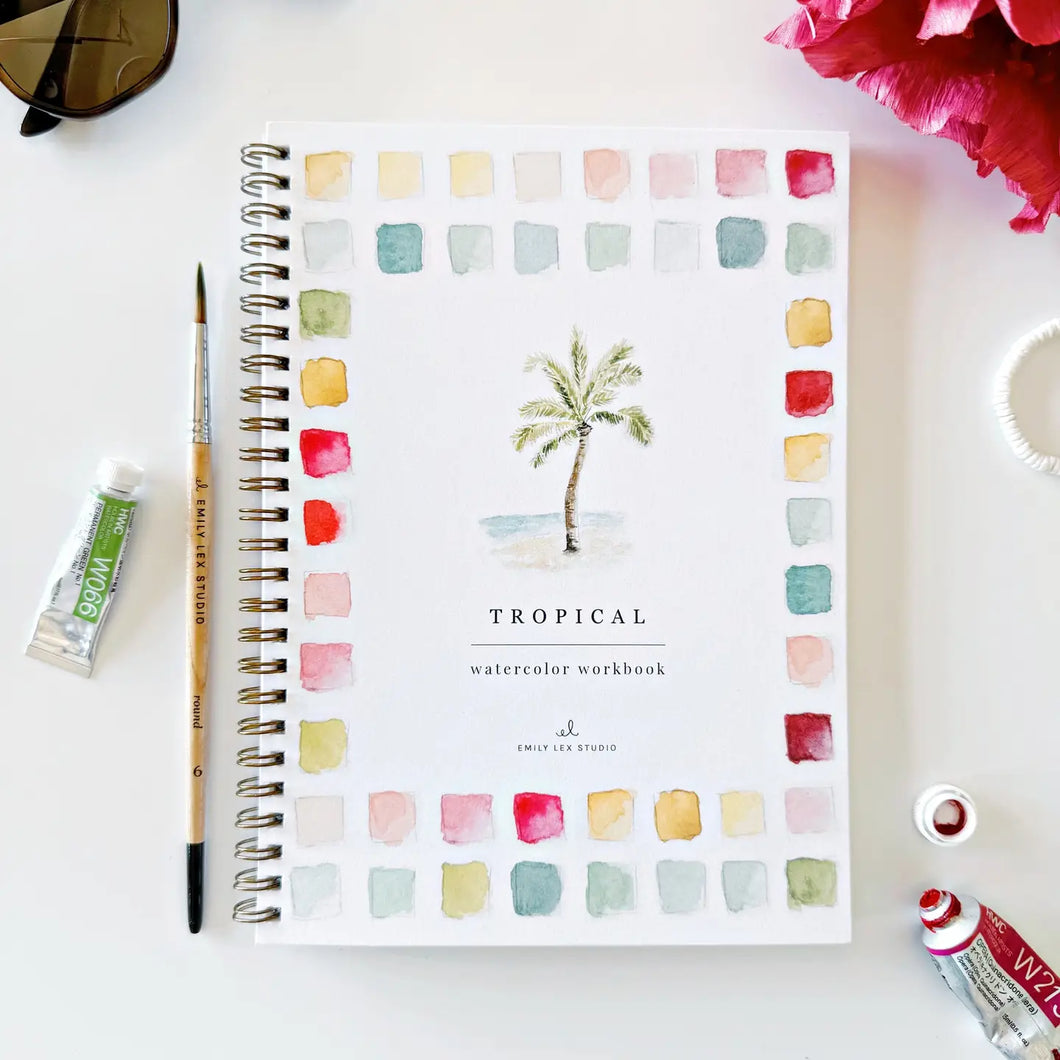 Tropical Watercolor Paint Set