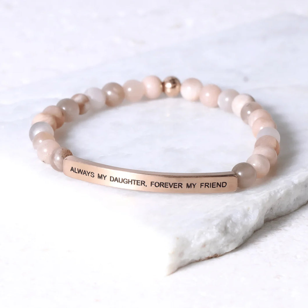 Always My Daughter Sunstone Bracelet
