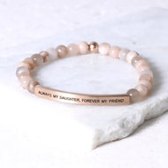 Always My Daughter Sunstone Bracelet