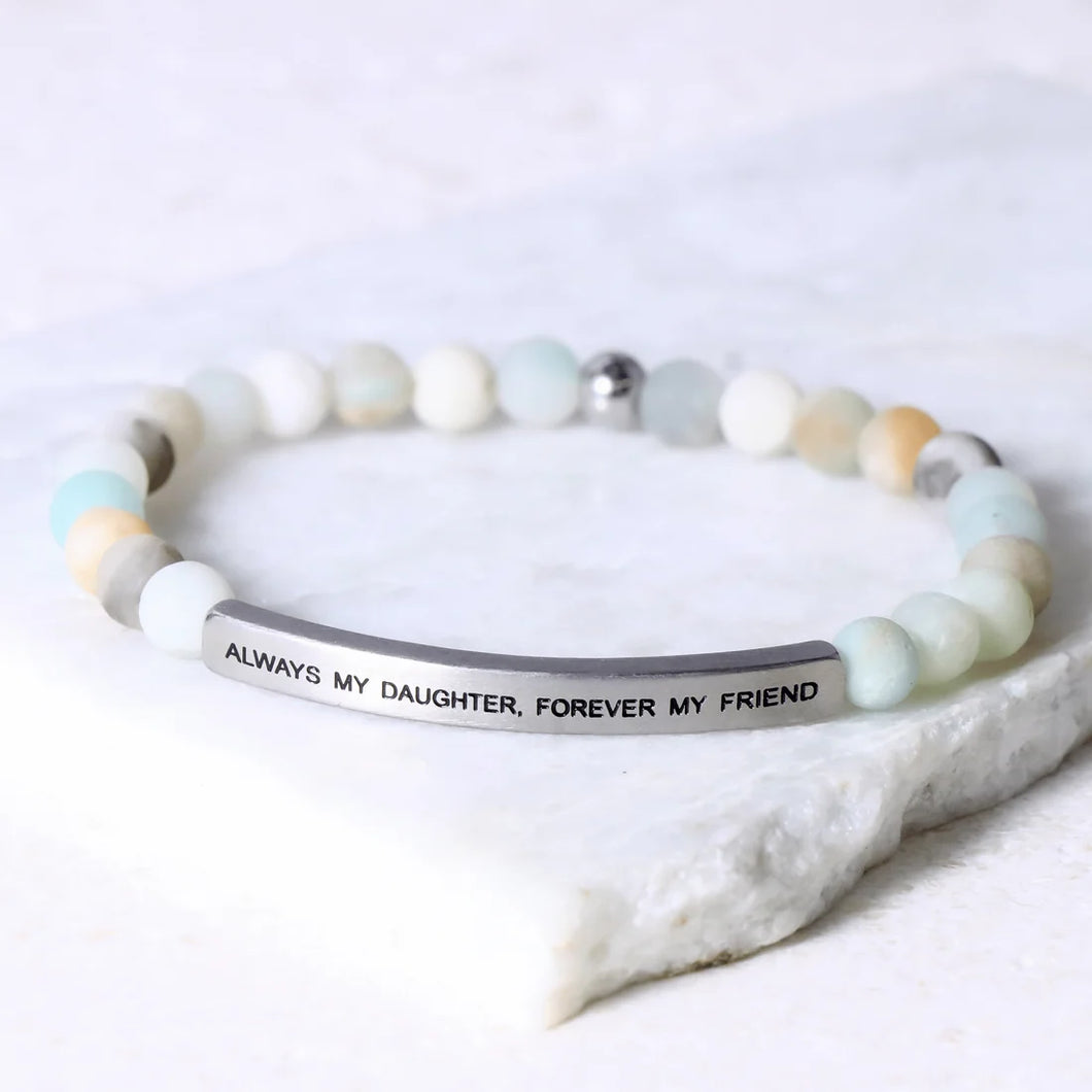 Always My Daughter Amazonite Bracelet