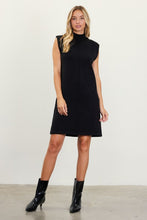 Load image into Gallery viewer, Ask Me Later Mock Neck Sleeveless Knit Dress
