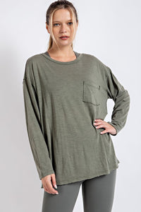 Mineral Washed Long Sleeve