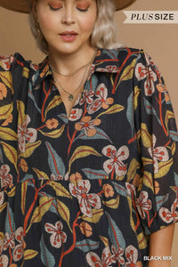 Botanical Dreams Midi Dress